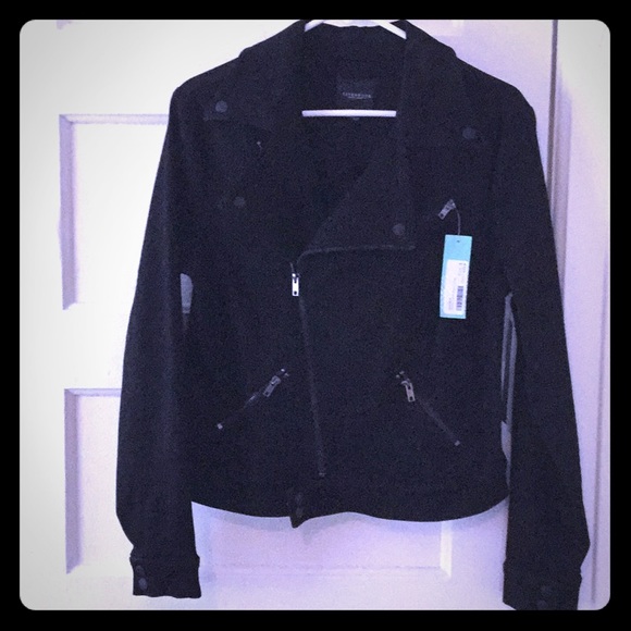 liverpool black denim jacket